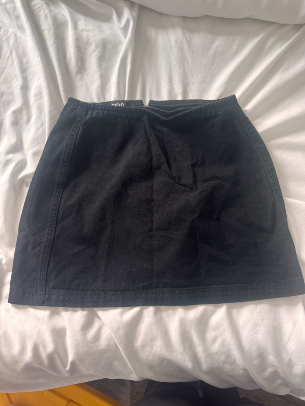 BDG Black Cotton Mini Skirt